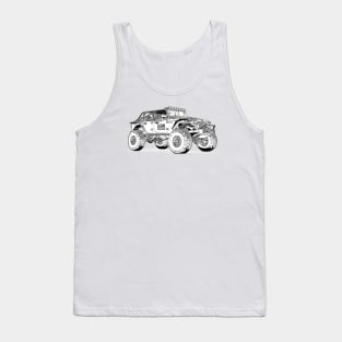 Wrangler Truck Wireframe Tank Top